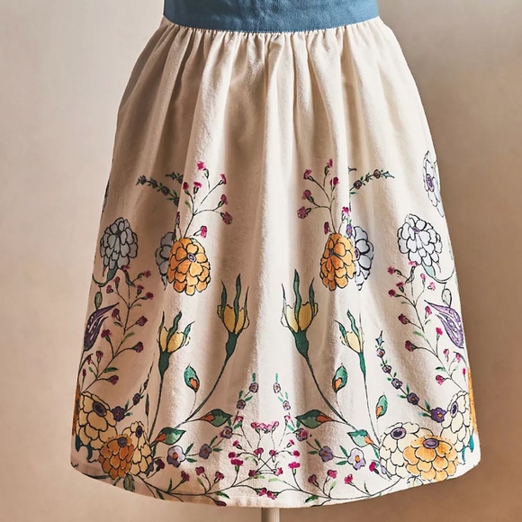 Anthropologie Turkuaz Kitchen Posy Apron - NWT - Picture 7 of 9